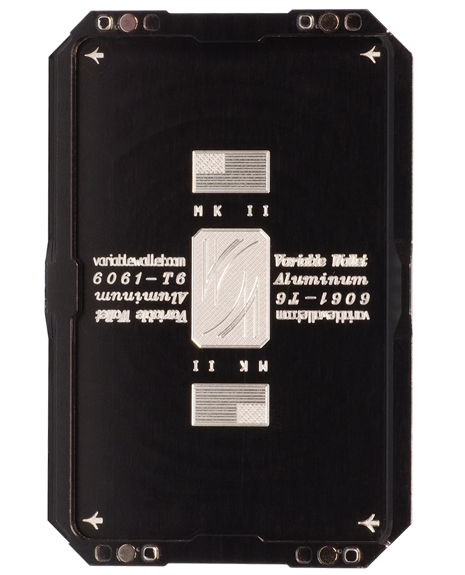 MK II Black Wallet Plate